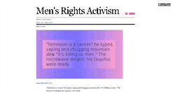 Desktop Screenshot of mensrightsactivism.com